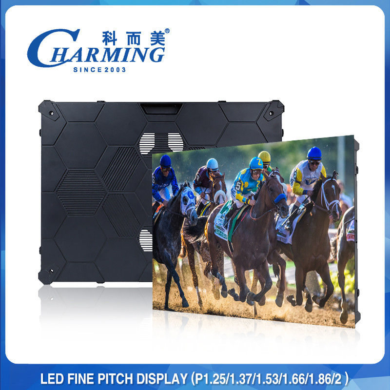 64*48CM พิกเซลพีธ 1.86MM HD LED วิดีโอ วอลล์ อัพเดทสูง 3840Hz สําหรับห้องประชุม