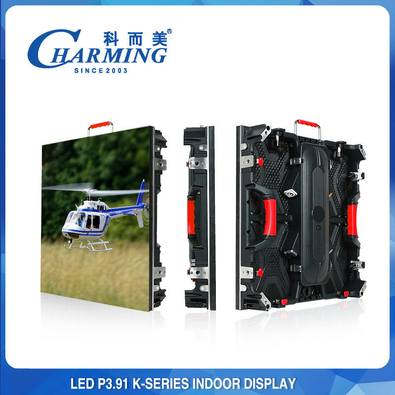 Anti Collision P3.91 หน้าจอ LED กันน้ำในร่มสำหรับพื้นหลังเวที