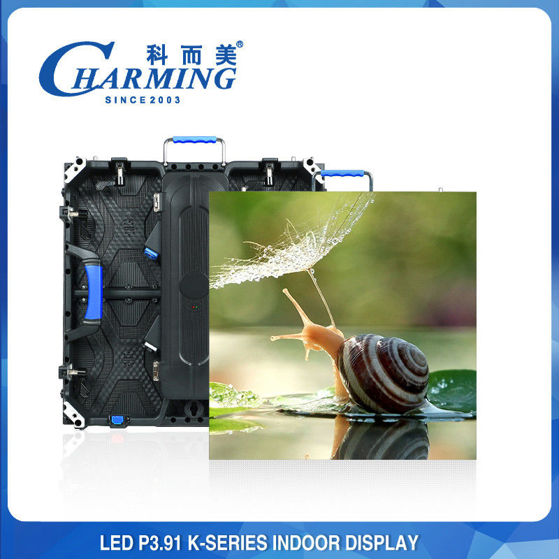 จอแสดงผล LED วิดีโอวอลล์สีเต็มรูปแบบรีเฟรชสูง 4K, LED P3.91 เช่าจอแสดงผล
