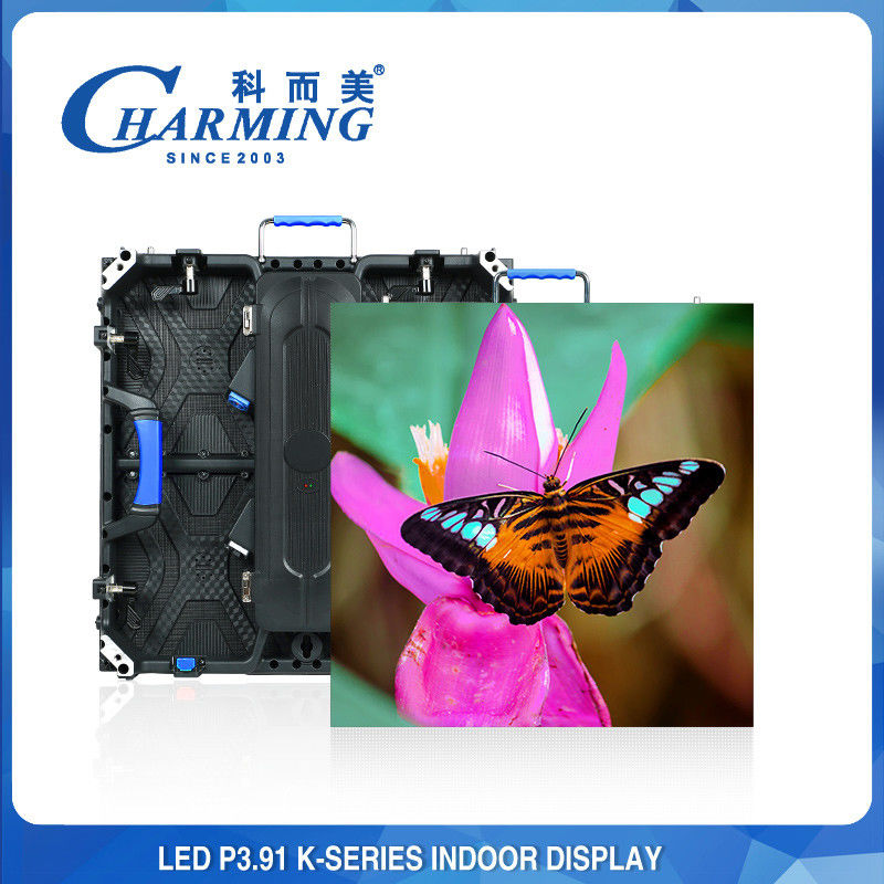 ดีไซน์มืออาชีพ IP50 กันน้ํา P2.6 LED หน้าจอภายในด้วยความสว่าง 800CD / m2