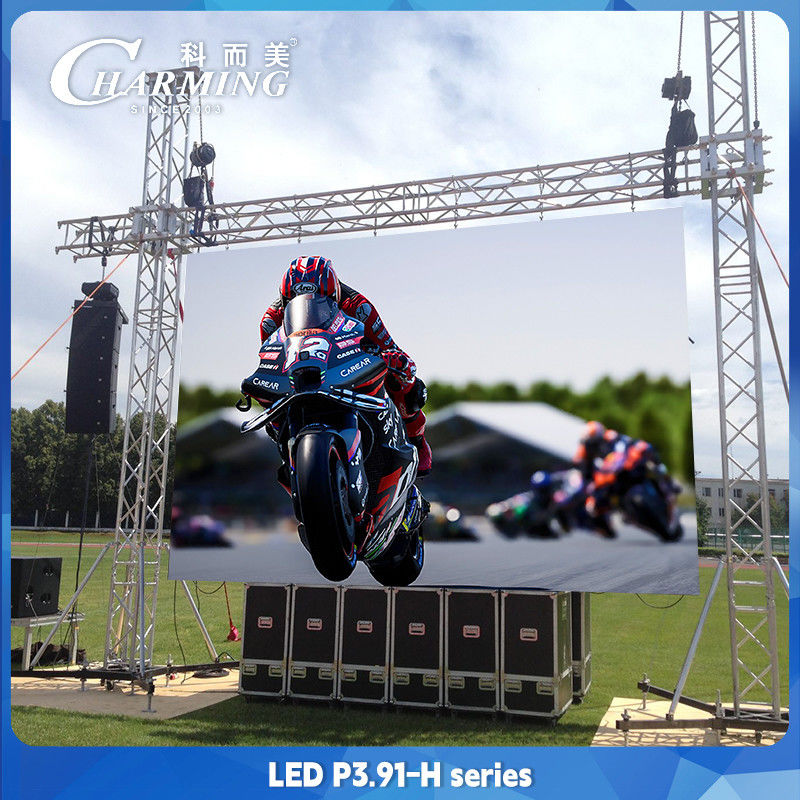 16 บิท P3.91 เช่า LED Display ป้องกันด้านหน้าสําหรับกิจกรรม