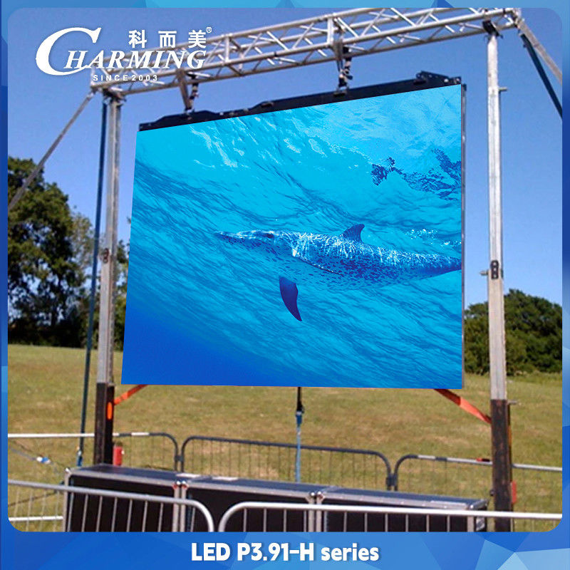 8K Rental P3.91 IP65 Front Service LED Video Wall Screen ด้วยความสว่าง 4500CD/M2