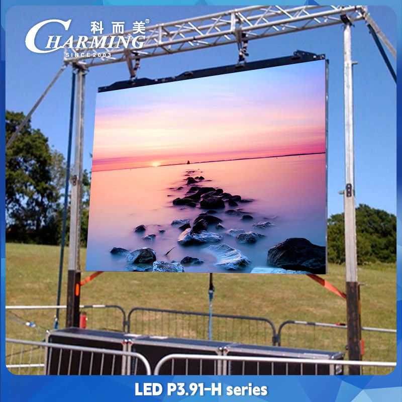 จัดจําความละเอียดสูง RGB LED Display HD P3.91 หน้าจอกลางแจ้งสําหรับกิจกรรม
