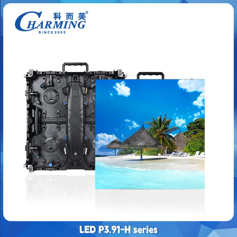รถเช่า P298, P3.91 บริการด้านหน้า IP65 LED Video Wall Display 4K Led Screen