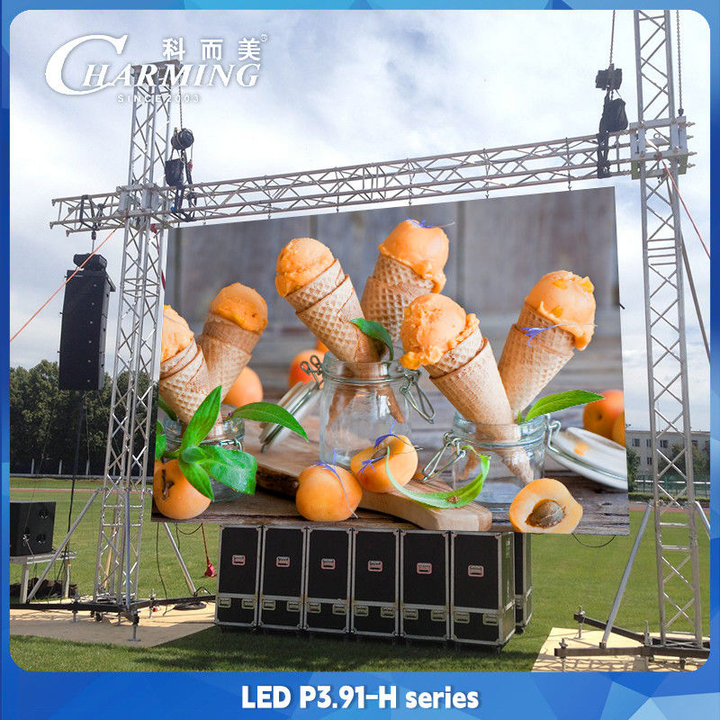 3840hz Full Color Led Video Wall HD P3.91 หน้าจอจอ LED ด้านนอกขนาดใหญ่