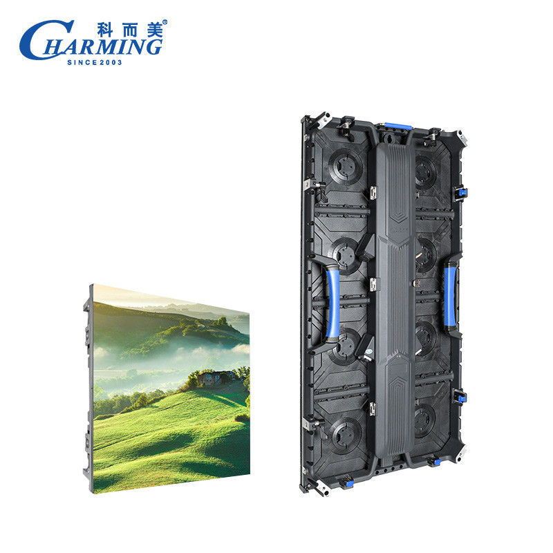 ผลิตภัณฑ์ขายร้อน จอจอ LED กลางแจ้ง Vedio ผนังจอ Adveresting จอแสงสูง 500 * 500MM