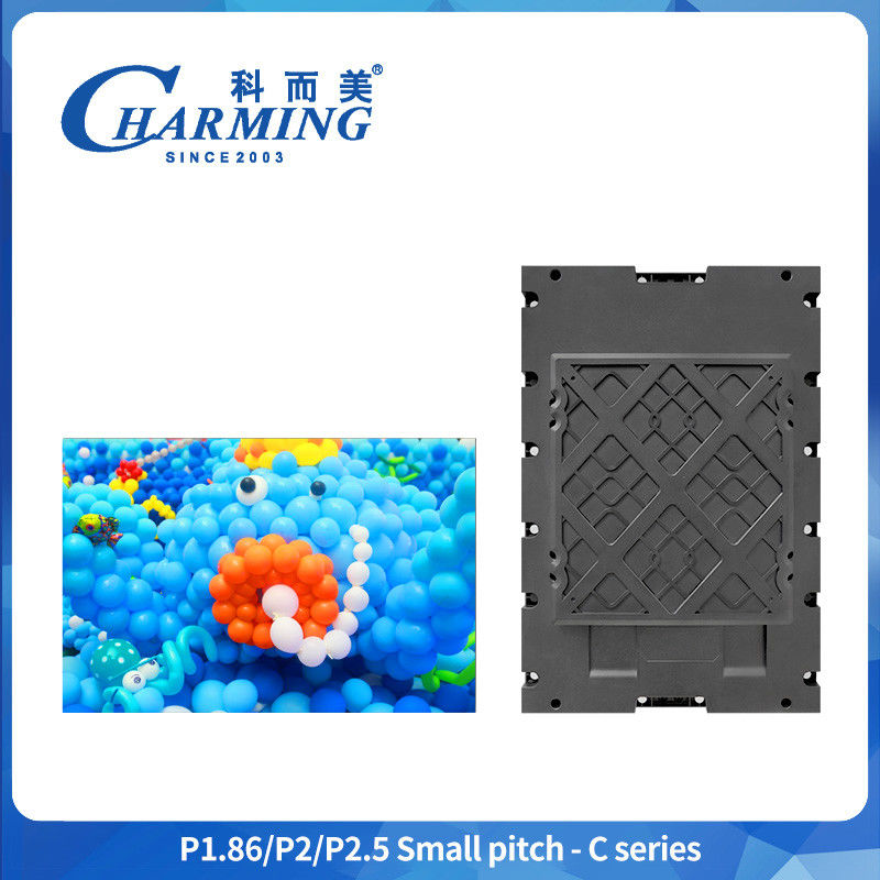 P1.86-2.5 ปรากฏภาพ LED ขนาดละเอียด 320×480 สปายซิ่งไร้รอย 16 บิต ขนาดเทาสูง