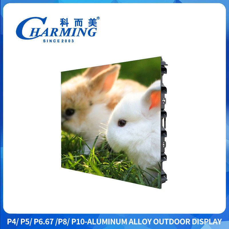 3840Hz Hd Outdoor Full Color Led Display P4 Video Panel Screen LED TV สีเต็มจอวีดีโอ