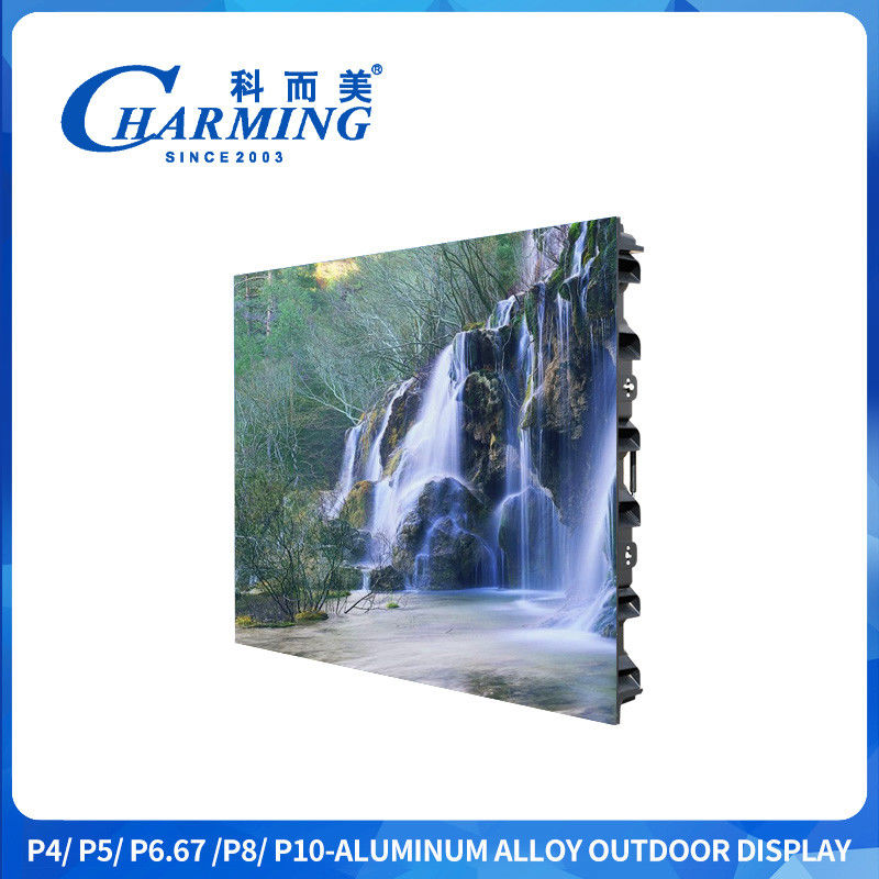 16 บิต สีเทาสูง ระดับกลางแจ้ง P4 Led Display Screen มุมมองที่กว้างมากด้วยสับสนธิซิงก์ล็อค