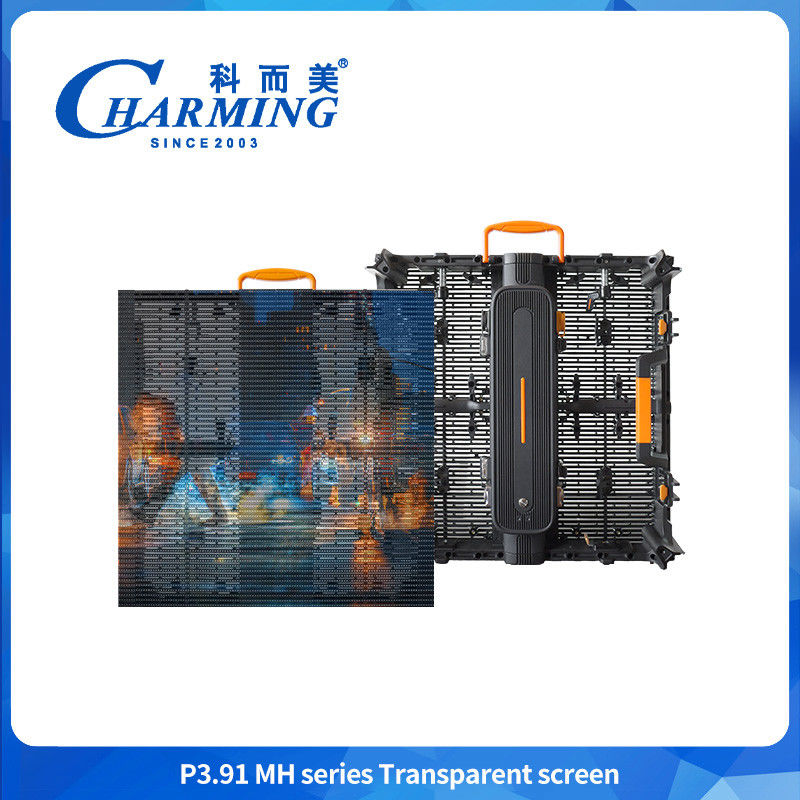 หน้าจอ LED ใส หน้าจอภายใน หน้าจอภายนอก หน้าจอ LED ใส แผ่นแสดงภาพหนัง หน้าจอวีดีโอ