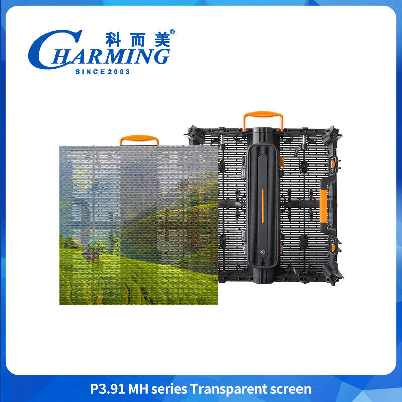 P3.91 ให้เช่าภายนอก ผนังวิดีโอ LED หน้าโปร่งสําหรับฉาก