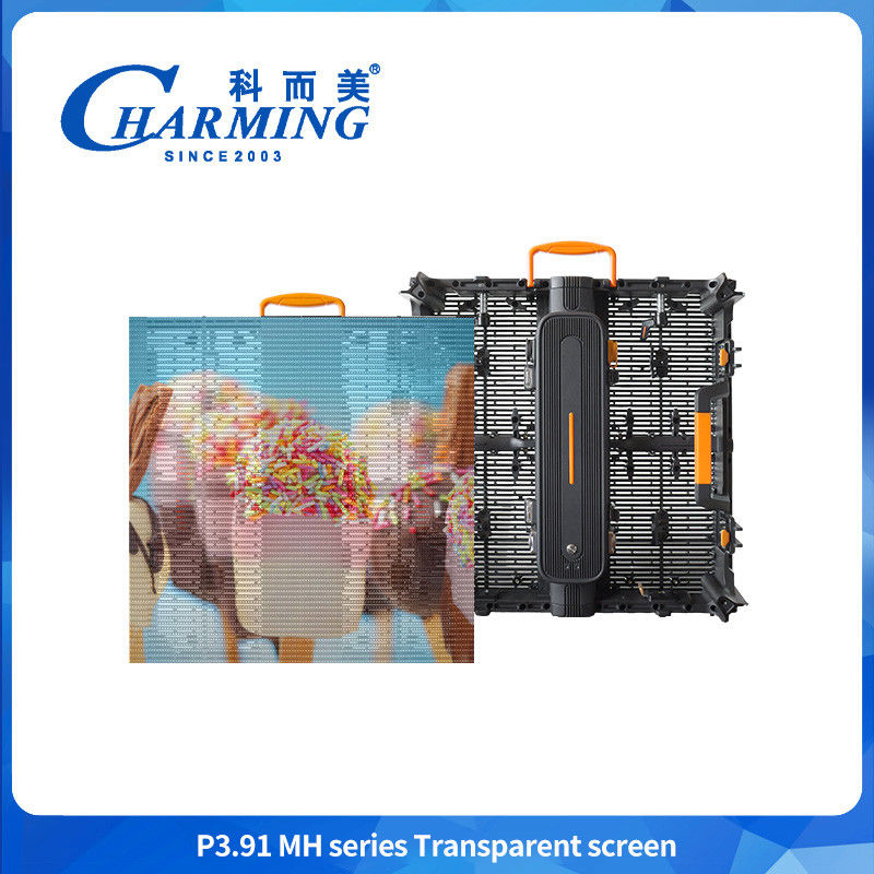 ความโปร่งใสสูง P3.91 LED วิดีโอ วอล์ด ผลลัพธ์ที่ชัดเจน โปร่งใส LED จอแสดงผลด้านนอก สําหรับโฆษณากระจกหน้าต่าง