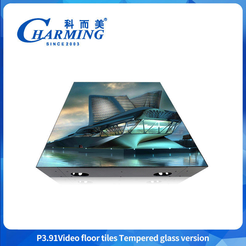 Led Game Floor P3.91 แผ่นเต้นรําราคาถูก ทําพื้นเต้นรําที่สว่าง