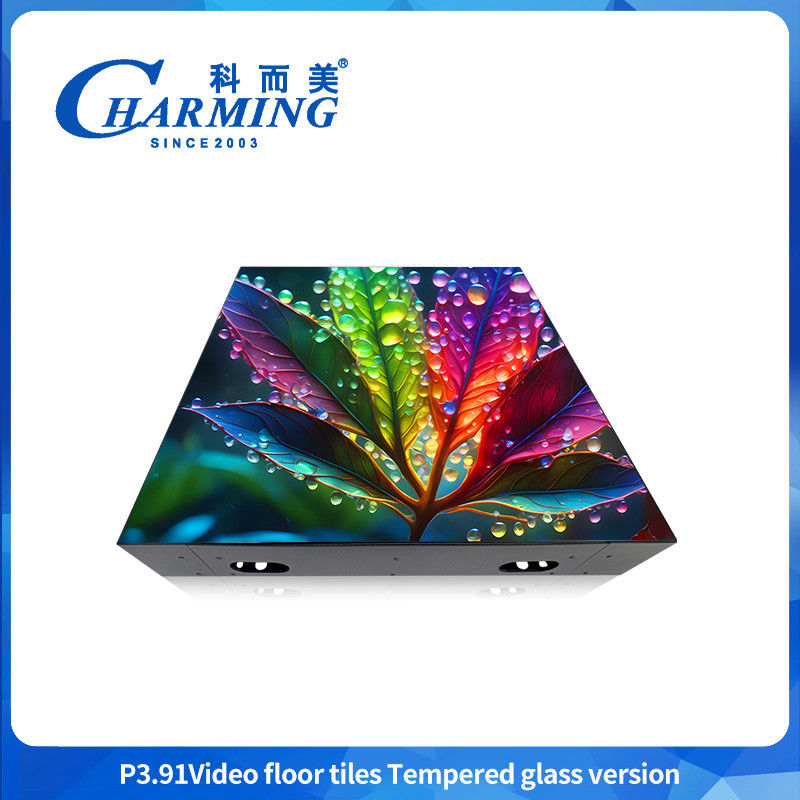 3840Hz อัตราการปรับปรุงสูง กันน้ํา LED Display hd วิดีโอเซ็กซี่ P3.91 LED Display พื้นเต้นรํา แสงงานแต่ง