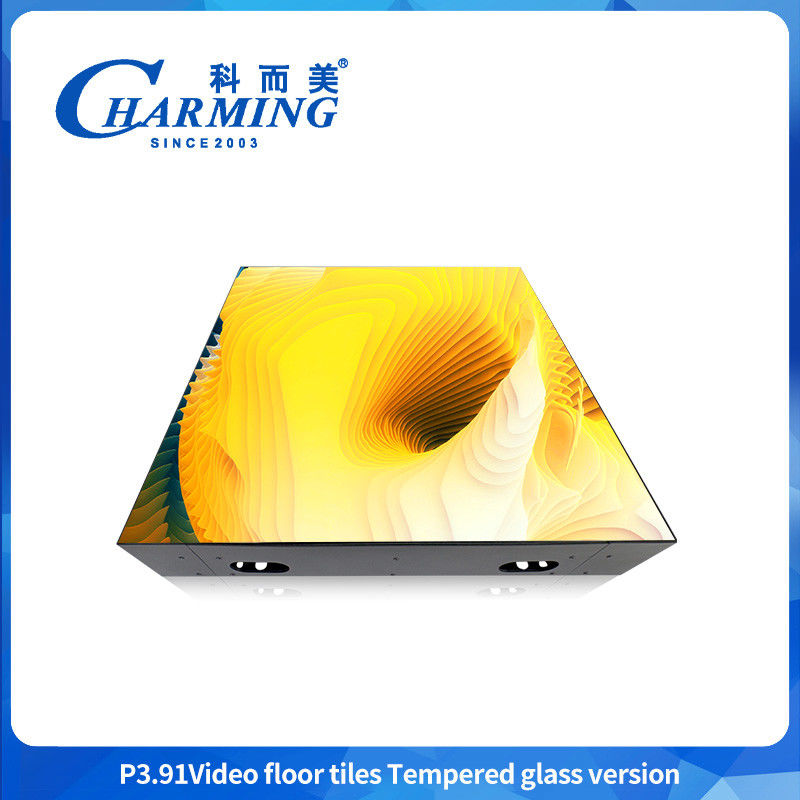 พื้นเต้นรํา P3.91 Viedo For Home Hotel Office GOB Led IP65 พื้นเต้นรําภายในที่กันน้ําสําหรับงาน