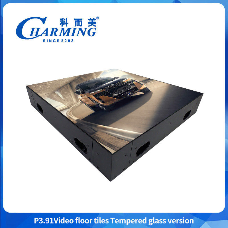 P3.91 พื้นเต้นรํา Led Display Screens Panel Stage Video พื้นเต้นรํา Led Tile