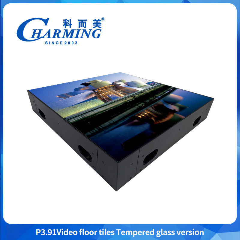การปรับแต่ง IP65 ความคุ้มกันสูง rgb LED สเตจ & คิวบ์โฆษณาภายในและภายนอก 500 * 500 มิลลิเมตร LED ดันซ์ฟลอร์ดจอแสดงภาพดิจิตอล