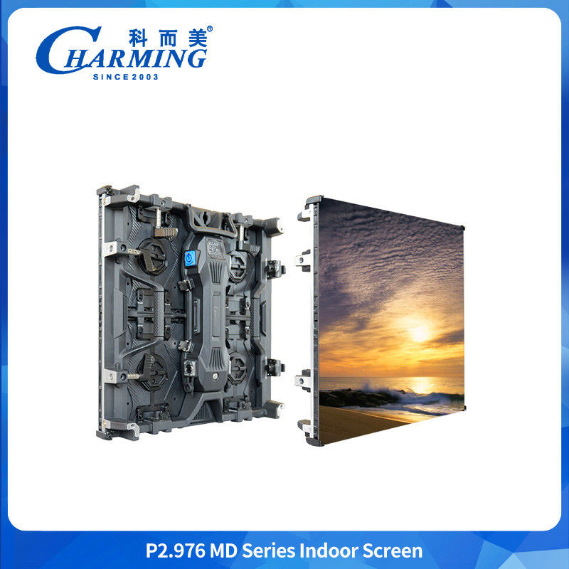 หน้าจอ LED สีเต็มในห้องแบบ Super Thin Display ความละเอียดสูง 2.98mm MD Series