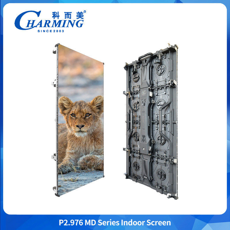ค่าเช่า LED ผนังโฆษณาภายใน LED display P3.91 P2.98 โปรแกรมโฆษณาภายในแบบยืดหยุ่น