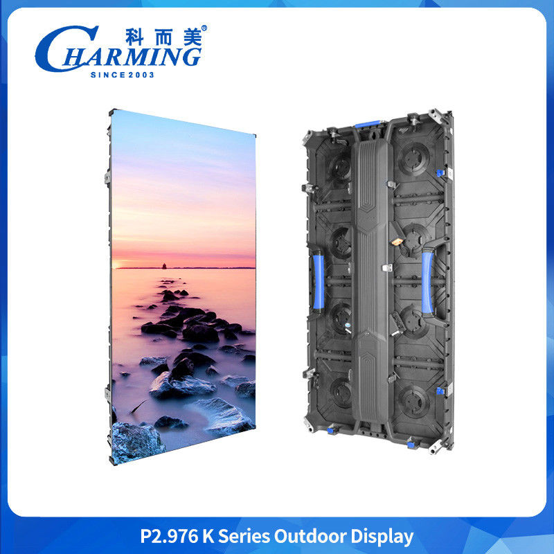 ภายนอก P2.98 เช่าจออลูมิเนียมสกัดเหล็ก กันน้ํา Led Wall กําหนดการฉากฉาก