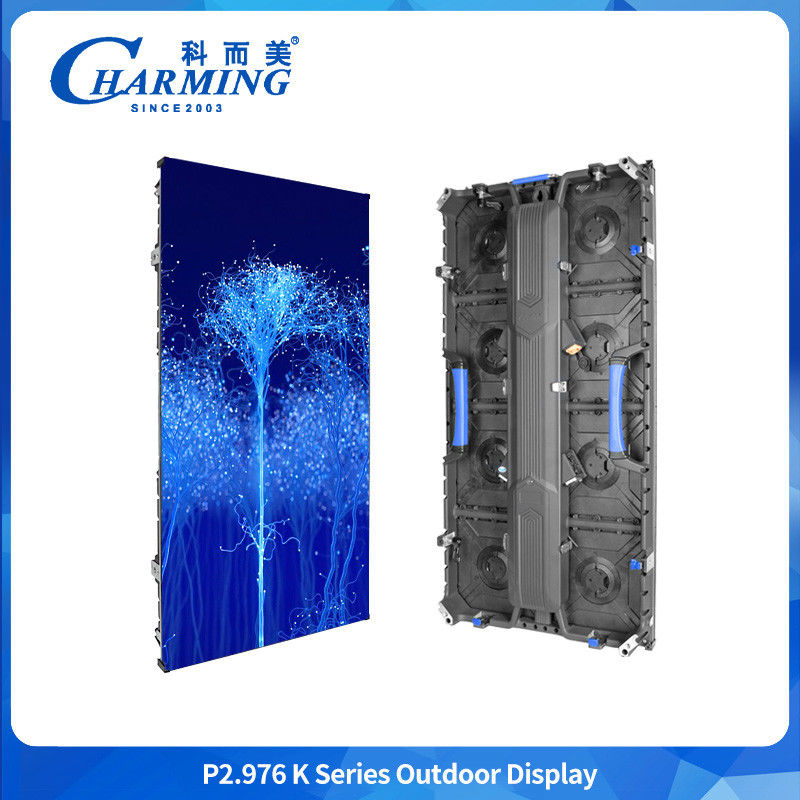 ผนังวิดีโอกลางแจ้ง โฆษณา LED ภาพจอ P2.98 K Stage Led Video Wall สําหรับคอนเสิร์ต Full Color Led Video Wall