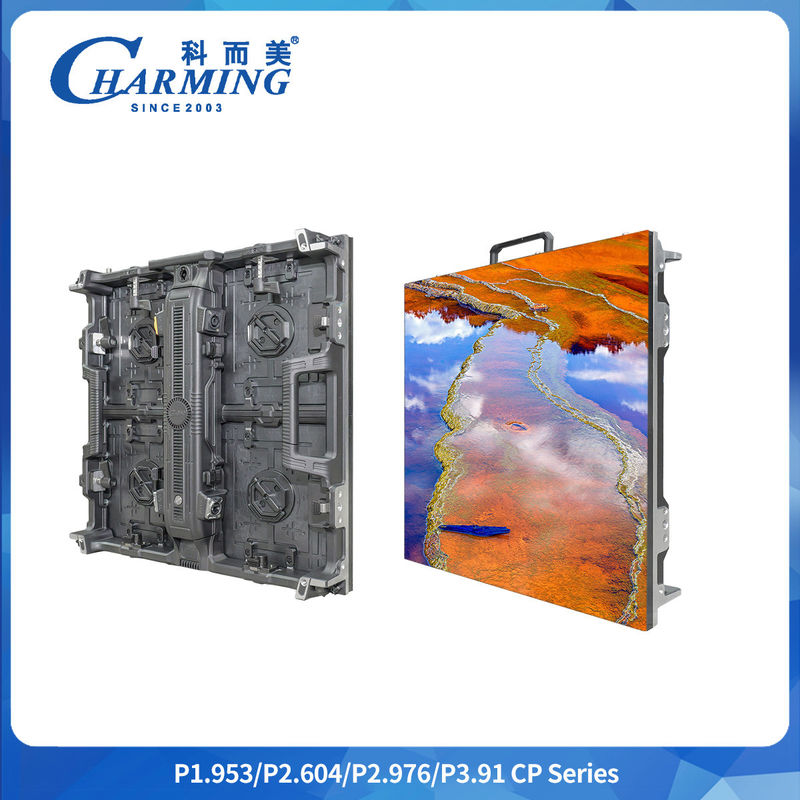 โมดูลตัดออกและกล่องควบคุมพลังงาน P2.6/2.98/3.91 ซีรีส์ CP ผนังวิดีโอ LED นอกสามารถเปิดด้วยการบิด