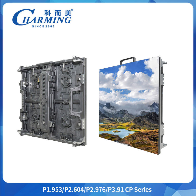 P2.9mm แผน LED สีเต็ม ด้านในหลังโค้ง อลูมิเนียมกระเป๋ากระเป๋า Led Screen Display สําหรับการโฆษณา