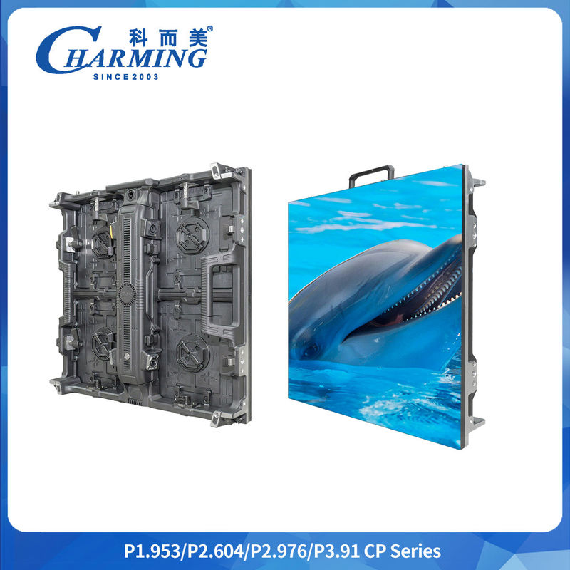 ความสว่างสูง 500*500/1000MM ซีรีส์ CP อลูมิเนียมสกัด เช่ากลางแจ้ง Sxey วิดีโอ LED Display Screen Indoor P2.6-3.91 วิดีโอ Live LED Display