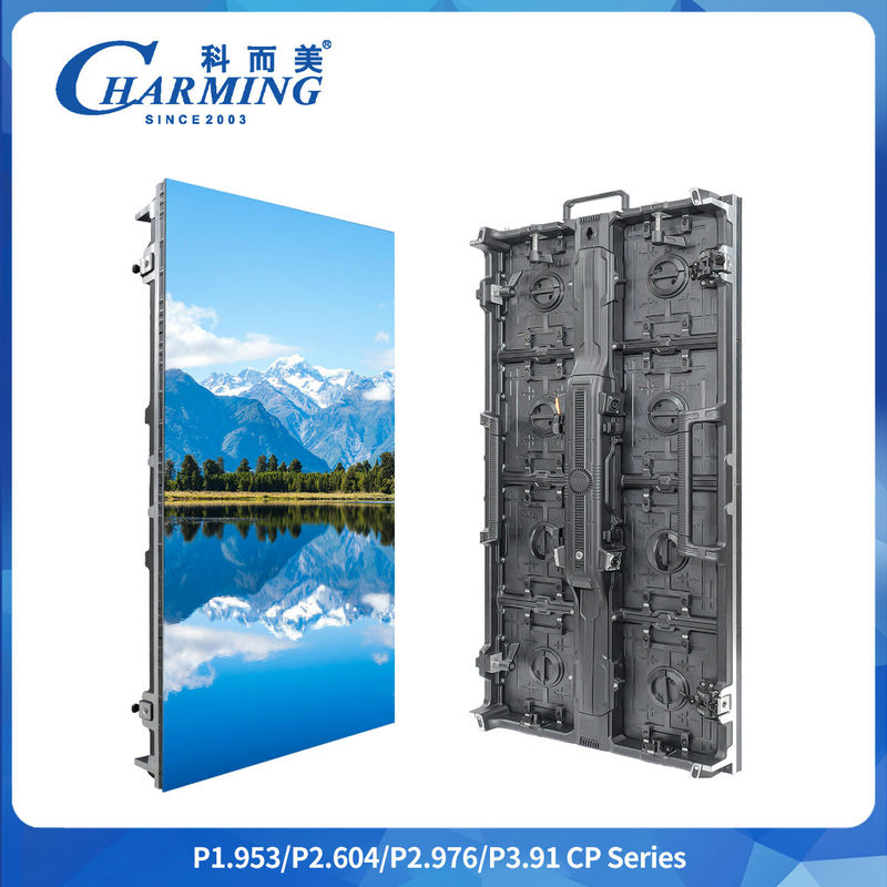 หน้าจอ LED สภาพเต็มสี 7680hz P2.9mm Led Screen Hd ภายในห้อง โฆษณาพาณิชย์ หน้าจอ LED ในห้อง