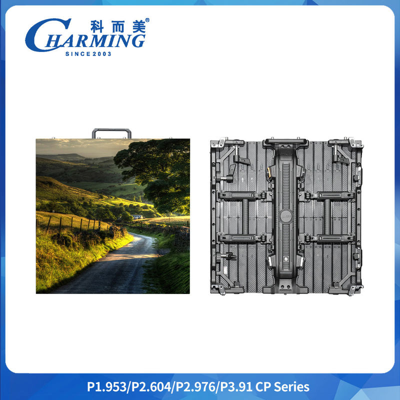 6.6kg 500x500/1000x84mm 1.95 ขนาดเล็ก Pitch Gob Craft Curved Regula Screen P2.6-P3.91 มีความยืดหยุ่น สีเต็ม RGB โฆษณาดิจิตอล ในห้องพัก ให้เช่า สโมสรเต้นรํา จอ LED