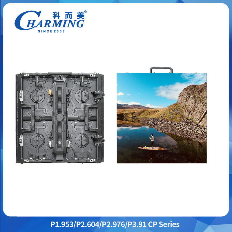 Smd2020 P3.91 สีสดใสภายใน ห้อง LED แบบยืดหยุ่น P2.98 ±10° กุ้ง ความเรียบสูงกว่า วิดีโอผนัง P2.6 HD 3D ภาพประสิทธิผล