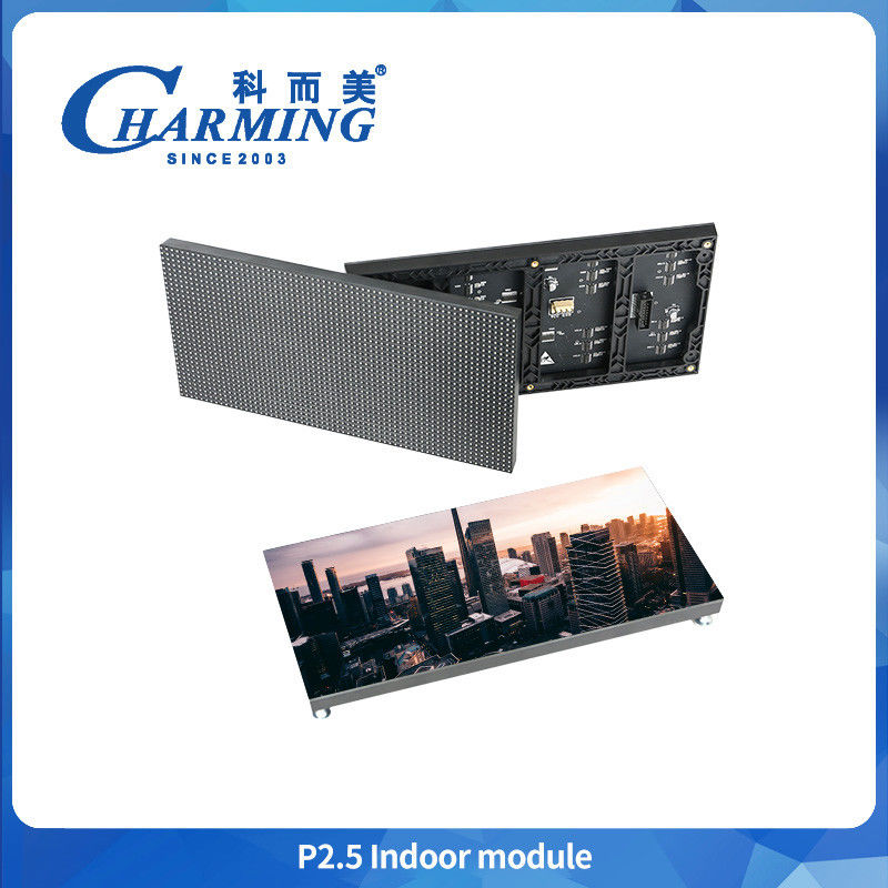 160000 ดอท/ม2 HD ด้านใน LED Panel สําหรับทีวีสตูดิโอ 3840Hz ด้านใน SMD2020 LED Video Wall P2.5 โมดูลภายใน