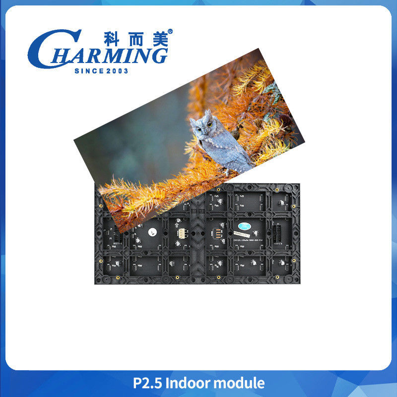 CE, RoHS, BIS, CB ใบรับรอง P2.5 LED โมดูลภายในบ้านง่ายในการติดตั้งและดูแล