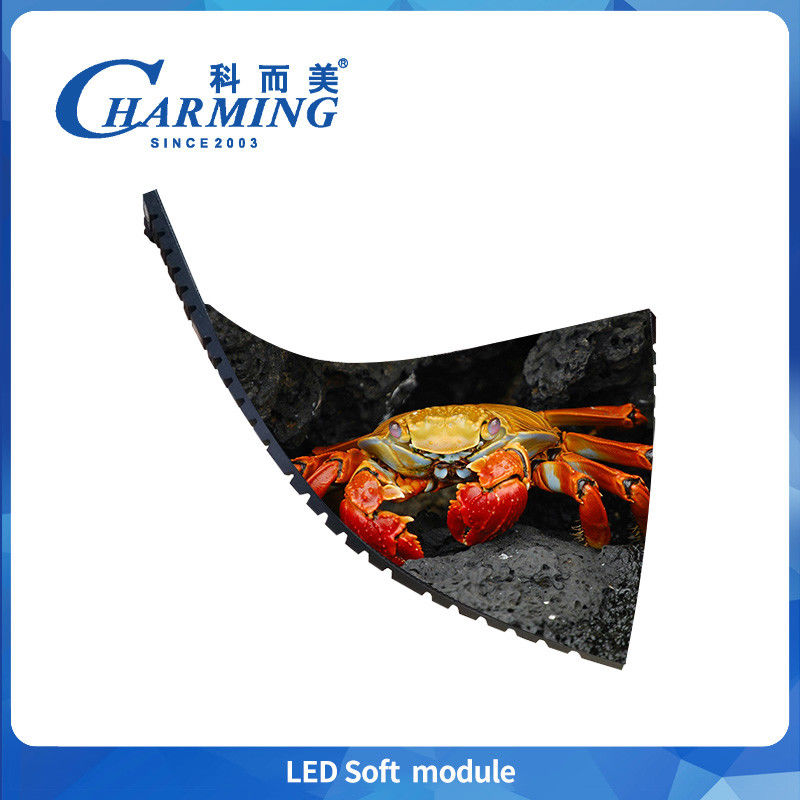 320×160×7.5MM โมดูลจอ LED แบบยืดหยุ่น 270g แสง P2 P2.5 P3 P4 โมดูลจอ LED แบบในบ้าน โมดูลจอ LED รายการ
