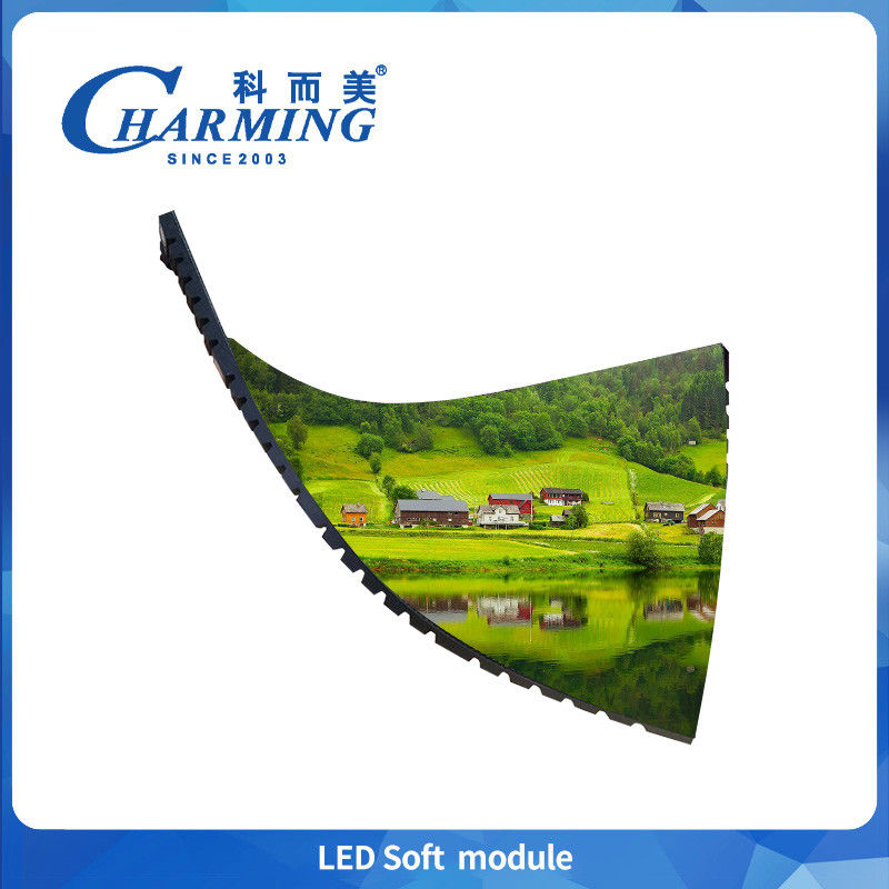 ราคาโรงงาน P4 Led Soft Module หน้าจอภายใน วีดีโอหน้าจอผนัง น้ําหนัก 255g 256*128MM SMD2020 Adveresting Screen