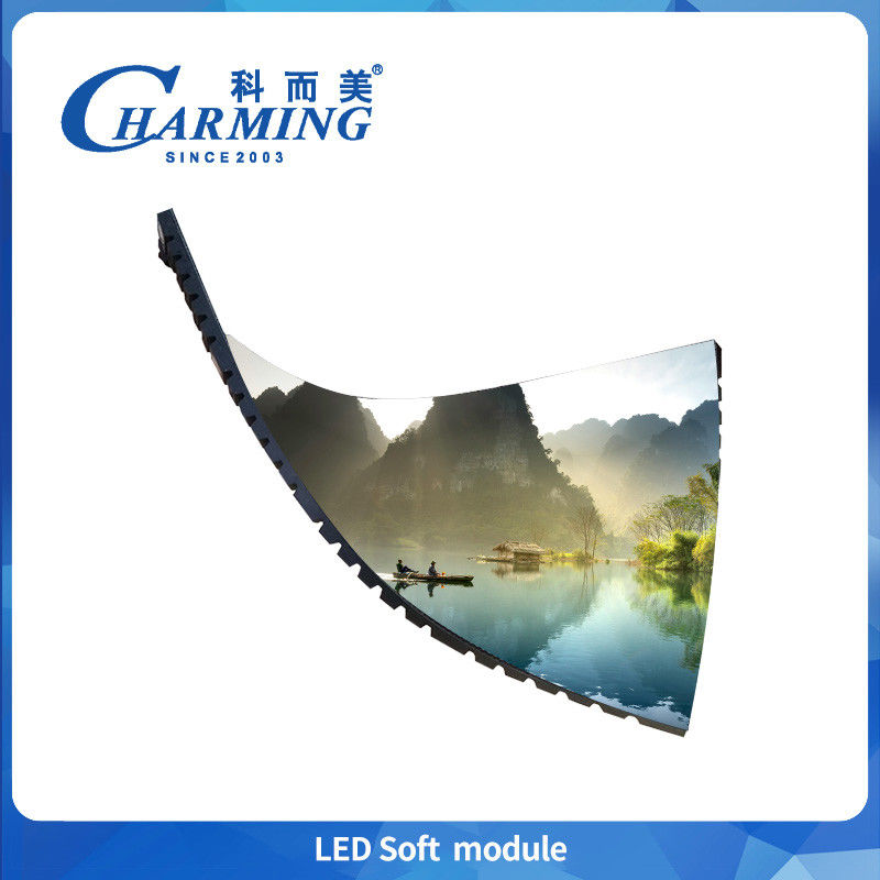 ขายปลีก P4 Led Soft Module Indoor Display Panel Module น้ําหนัก 255g 256*128MM การบริโภคพลังงานต่ํา