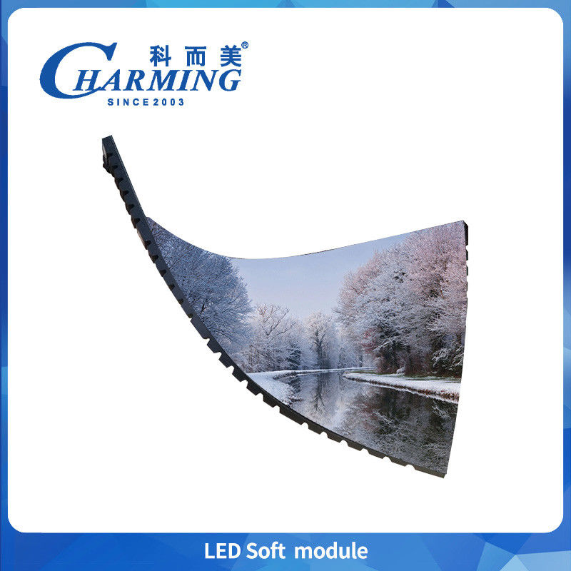 P2.5 320x160 โมดูลอ่อน แผ่น LED แบบยืดหยุ่น แผ่น LED แบบอ่อน แสดงข้อความเคลื่อนไหว แผ่นป้าย