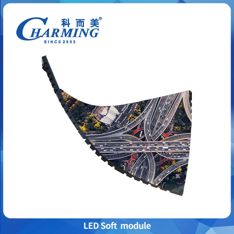 P2.5 Hd LED Video Wall สําหรับโฆษณา LED Soft Module P4 1/32 สแกน ด้านใน LED Display 4k Screen