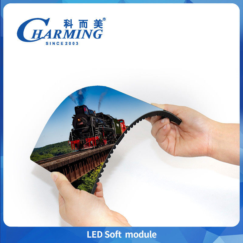 พลังงานสูง P2.5 / P3Led Soft Module หน้าจอภายใน IP40 240 * 120MM / 320 * 160MM สําหรับโฆษณาภายใน