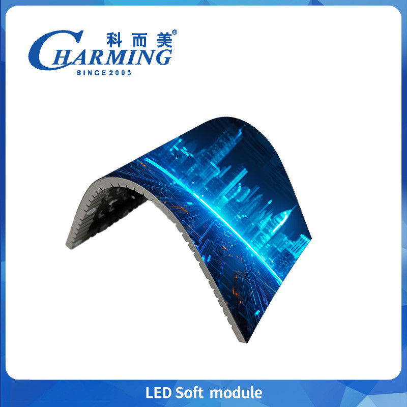 P1.86/P2Led Soft Module display screen,soft screen,scene led screen ให้เช่าภายในสถานที่ ประหยัดพลังงาน 240*120MM