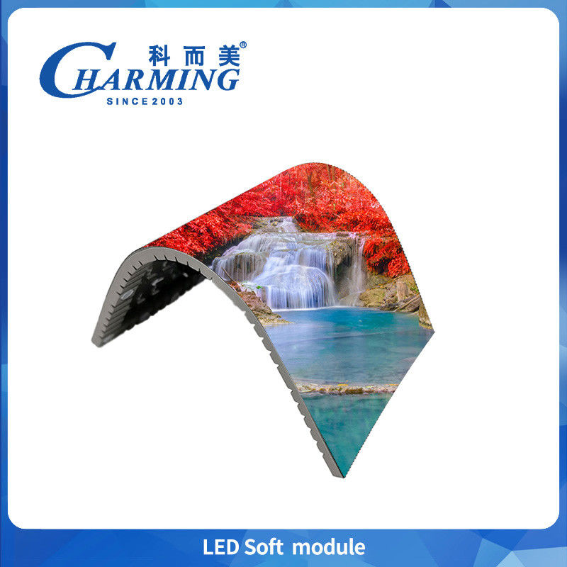 P1.86-P4 หน้าจอ LED ภายในห้อง โมดูลอฟท์ 4K ความโค้งสูงสุดถึง 135 ° สําหรับจอโฆษณาทางการค้า
