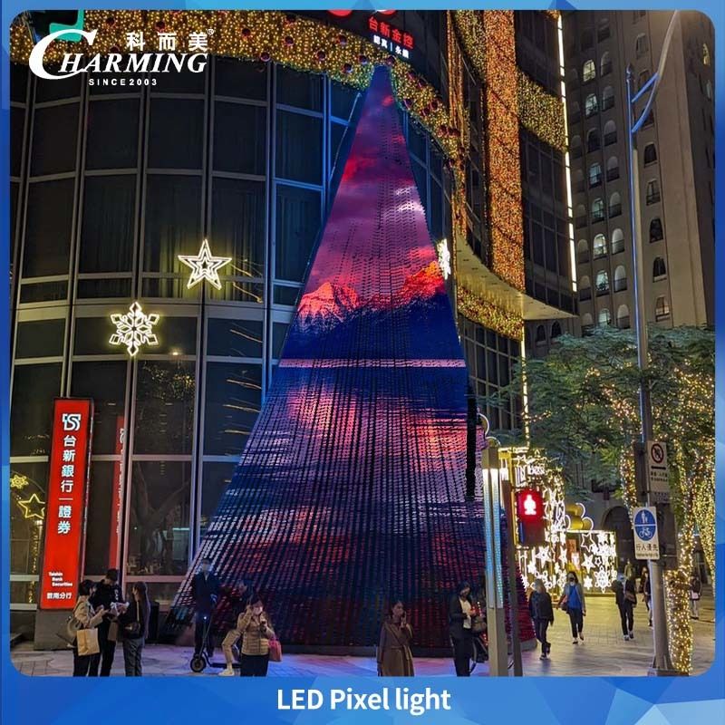 ไฟพิกเซล LED RGBW Hot Sale 30MM IP66 DC 24V ไฟ LED สำหรับวันหยุดคริสต์มาสกลางแจ้ง