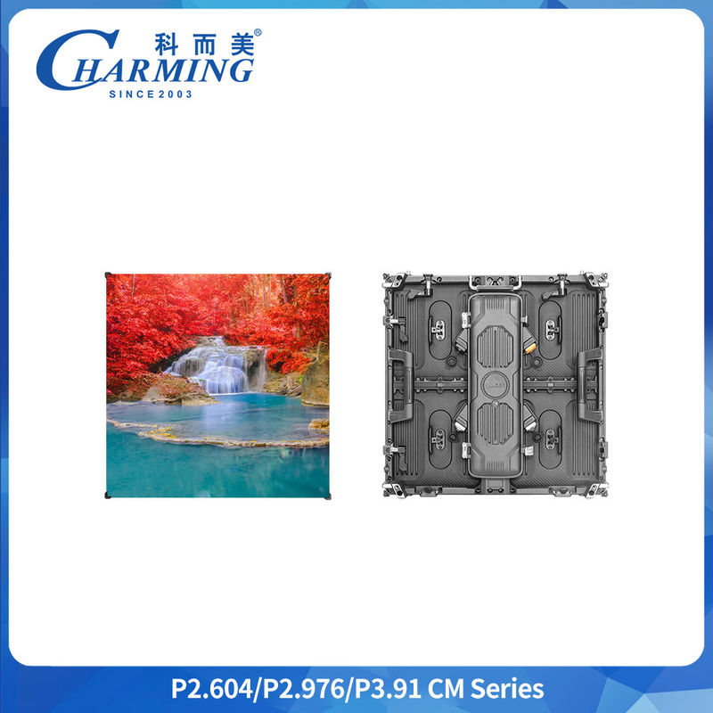 จอแสดงผล LED ให้เช่ากลางแจ้ง CM Serise IP65 ขนาด 500*1000 มม./500*500 มม. 7680Hz ต่อประกบกันได้สะดวก