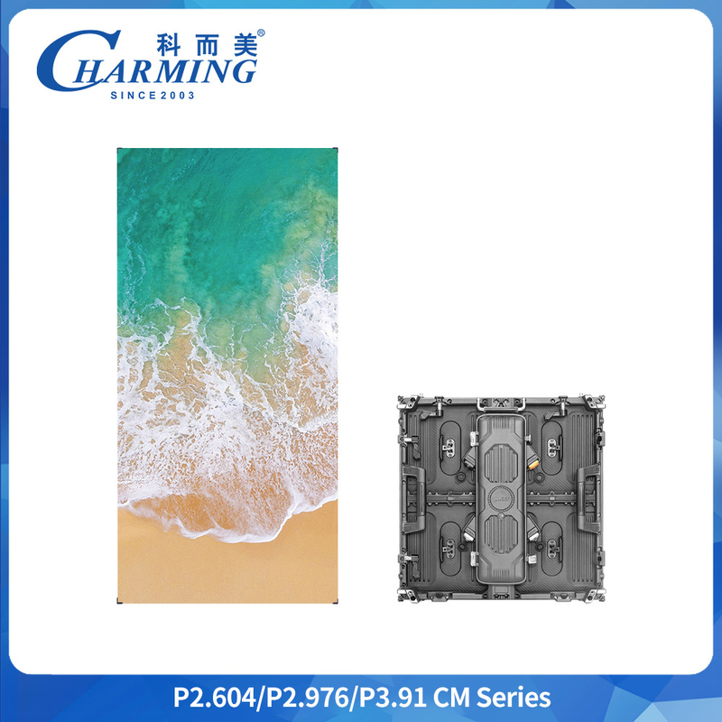 จอแสดงผล LED กลางแจ้ง 7680Hz IP65 กันน้ำ ขนาด 500x1000 มม. หน้าจอเช่า