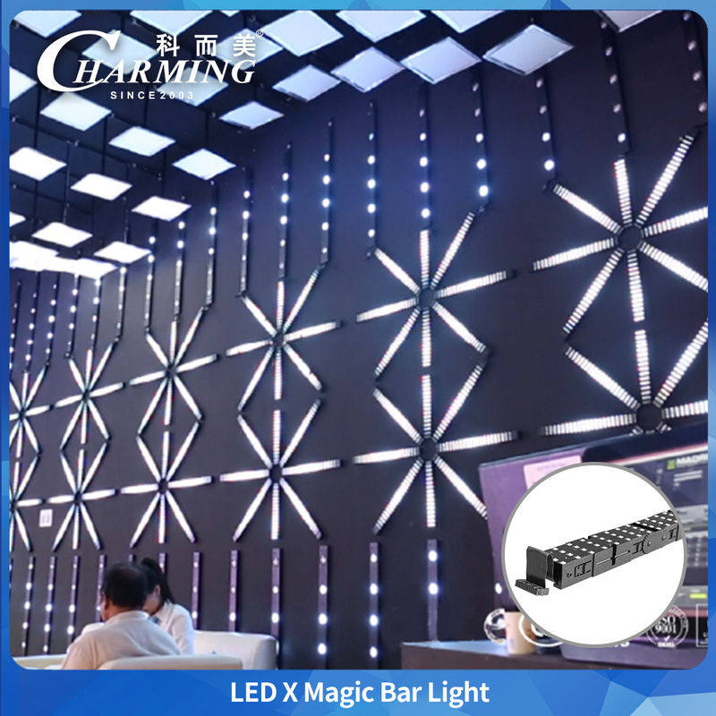 การออกแบบรูสกรู ผลิตภัณฑ์ดั้งเดิมของ Charming LED X Magic Bar การออกแบบแบบแยกส่วน ผลิตภัณฑ์ Charming LED X Magic Bar RGB LED Pixel Bar สำหรับงานอีเวนต์บันเทิง