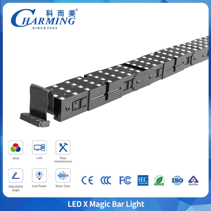 ไฟบาร์ LED สุดอลังการพร้อมเอฟเฟกต์สีสันสวยงาม วัสดุ PC มุมมอง 140 องศา อายุการใช้งานยาวนาน