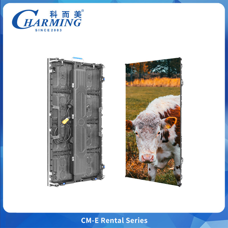 79MM อลูมิเนียมสลัดกระเป๋า CM-E เช่าจอ LED พร้อมสัญญาณในดิกาเตอร์ HUB สําหรับงานแสดงคอนเสิร์ต