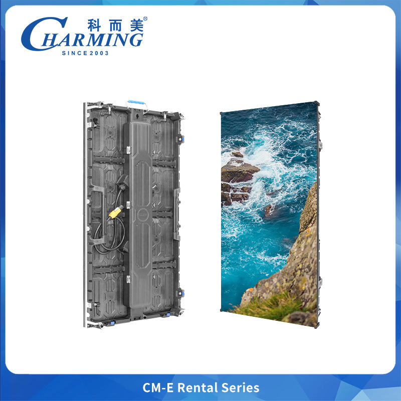 จอแสดงไฟฟ้า LED ภายนอกแบบ CM-E ซีรีส P2.976 ที่น่าหลงใหล พร้อมการถอดรหัสที่มองไม่เห็นและตัวชี้สัญญาณ HUB