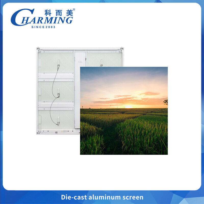 กันสภาพอากาศ LED ภายนอก ผนังวีดีโอ P6.66 IP65 ทั้งหมดกรอบอลูมิเนียม ทนต่อเกลือและความร้อน