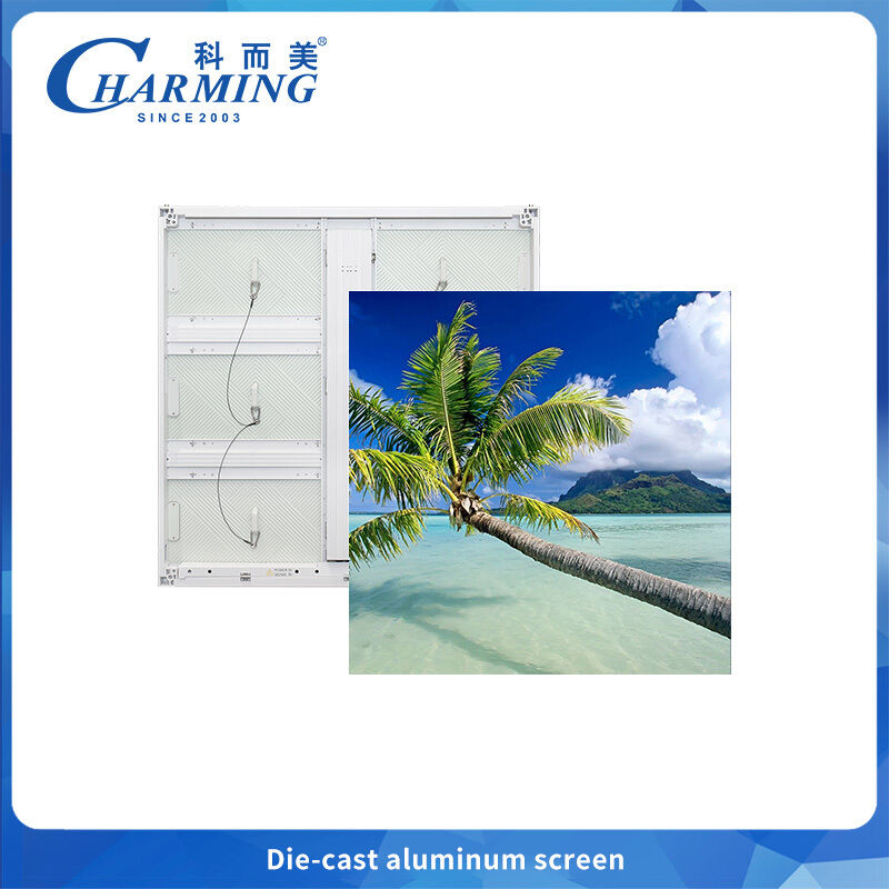 960x960MM โหลดอัลลูมิเนียม 4k โครงการโฆษณาหน้าจอภายนอก กันน้ํา P6 LED Wall Screen